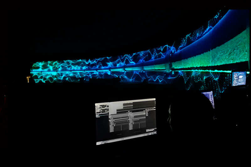 Mad station Mapping edge blending 360°