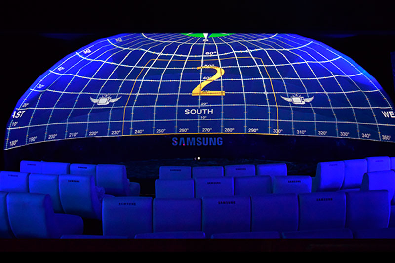 Mad station Mapping edge blending 360°